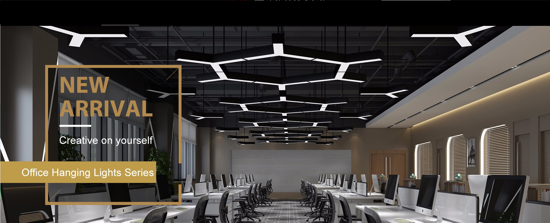 Office Linear LED Pendant Light