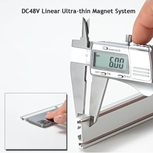 6mm Ultra-thin Led Cob Magnetic Track Rail Lighting System DC48V Linear  Magnet System