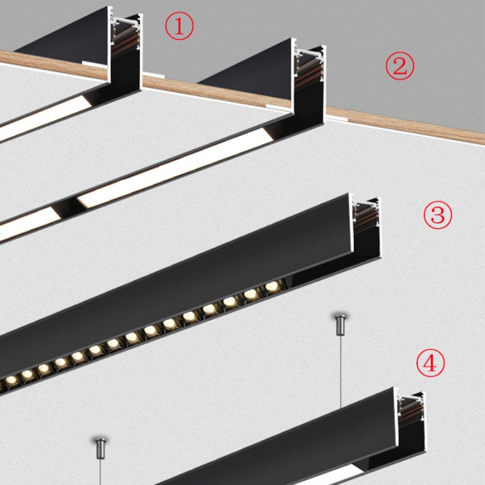 Magnetic Track Light Used for Hotel, Restaurant, Showroom, Villa, Home Dinning